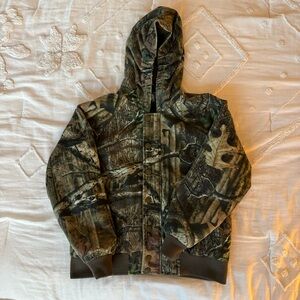Cabela’s Camo Cropped Hoodie Jacket